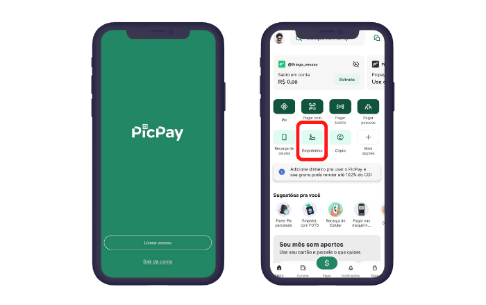 Empréstimo pessoal PicPay